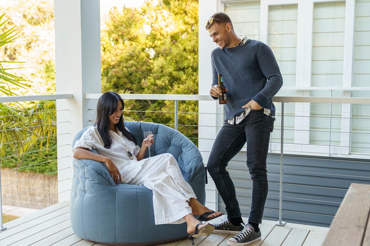 Sofa Lounge Denim The Lounge Lovers Bundle In The UpCycled Denim