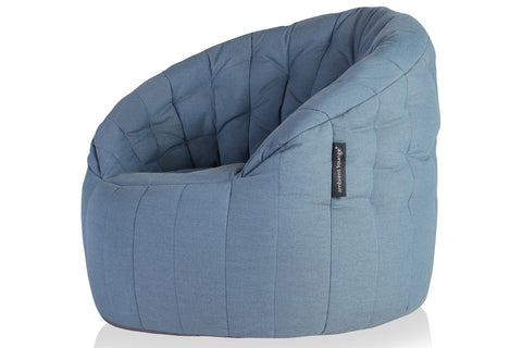 Butterfly Sofa Bean Bag in Atlantic Denim (In/Outdoor)