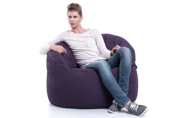 Butterfly Sofa Bean Bag in Aubergine Dream (Indoor)