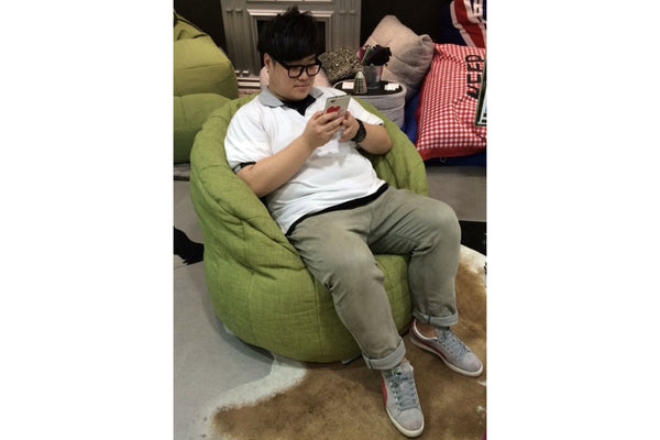 Butterfly Sofa Bean Bag in Lime Citrus (Indoor)