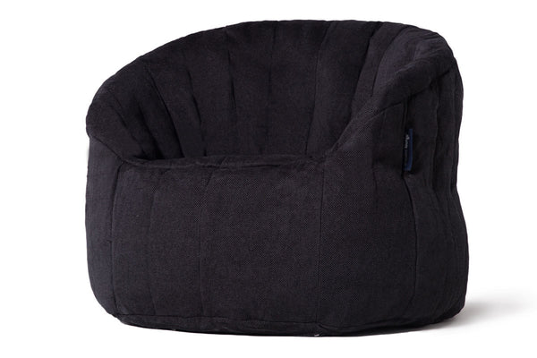 Butterfly Sofa Bean Bag in Black Sapphire (Indoor)