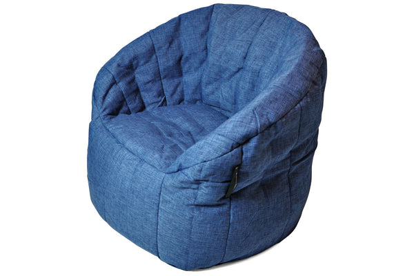 Butterfly Sofa Bean Bag in Blue Jazz (Indoor)