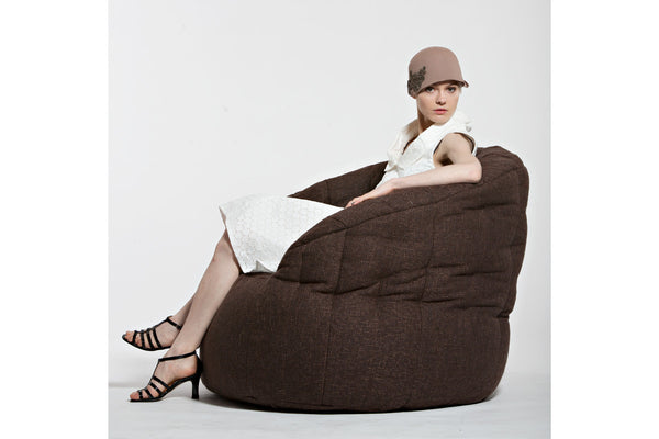 Butterfly Sofa Bean Bag in Hot Chocolate (Indoor)
