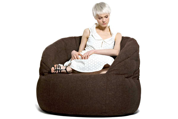Butterfly Sofa Bean Bag in Hot Chocolate (Indoor)