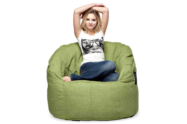 Butterfly Sofa Bean Bag in Lime Citrus (Indoor)
