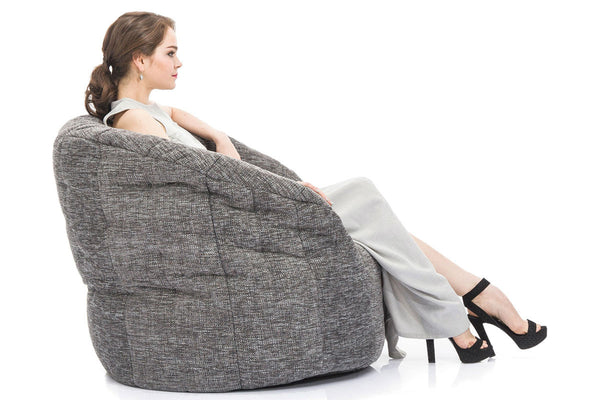 Butterfly Sofa Bean Bag in Luscious Grey (Indoor)
