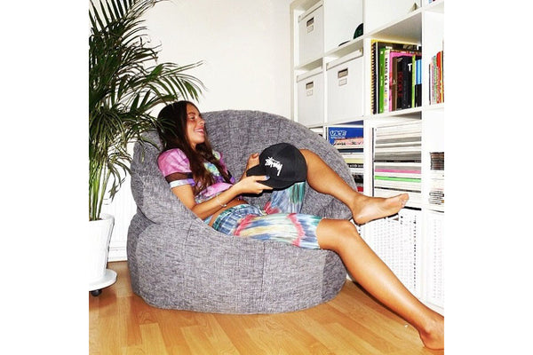 Butterfly Sofa Bean Bag in Luscious Grey (Indoor)