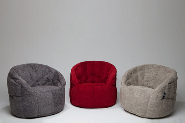 Butterfly Sofa Bean Bag in Luscious Grey (Indoor)