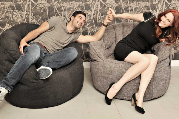 Butterfly Sofa Bean Bag in Luscious Grey (Indoor)