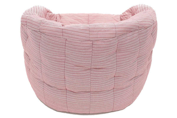 Butterfly Sofa Bean Bag in Raspberry Polo (Easy-Clean, Pet-Friendly, In/Outdoor)
