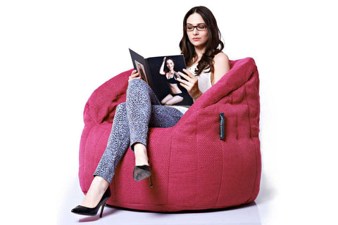Butterfly Sofa Bean Bag in Sakura Pink (Indoor)