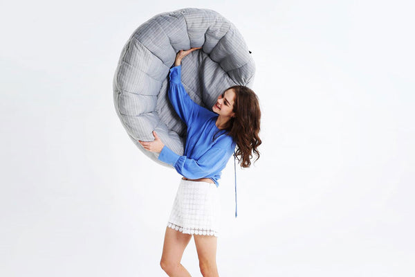 Butterfly Sofa Bean Bag in Silverline (Easy-Clean, Pet-Friendly, In/Outdoor)