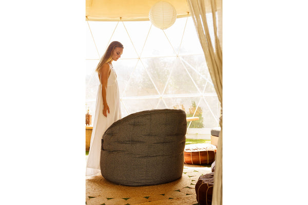 Butterfly Chaise Package in Titanium Weave (Easy-Clean, Pet-Friendly, In/Outdoor)