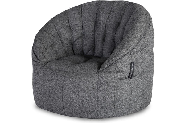Butterfly Chaise Package in Titanium Weave (Easy-Clean, Pet-Friendly, In/Outdoor)