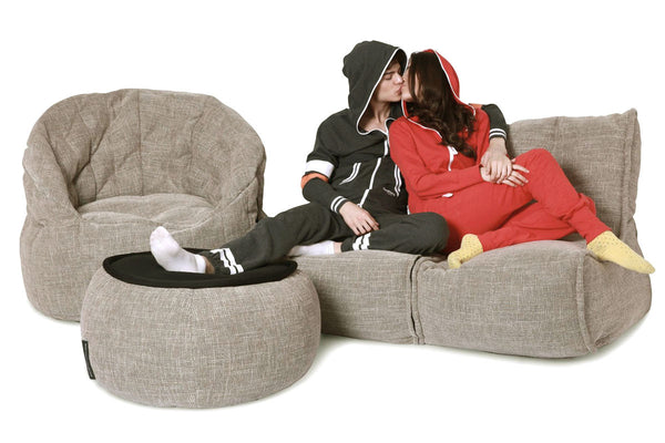 Twin Couch Bean Bag in Eco Weave (Indoor)