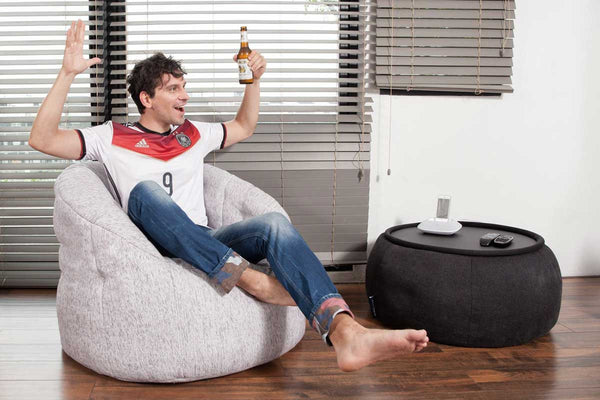 Versa Table Bean Bag in Black Sapphire (Indoor)