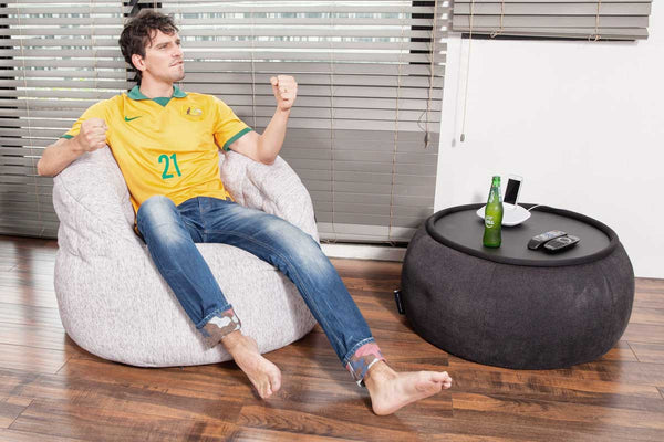 Versa Table Bean Bag in Black Sapphire (Indoor)