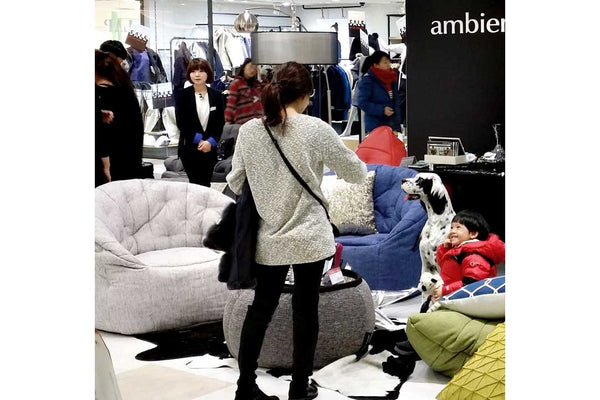 Butterfly Sofa Bean Bag in Blue Jazz (Indoor)