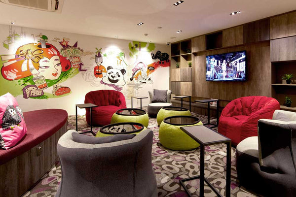 Versa Table Bean Bag in Lime Citrus (Indoor)