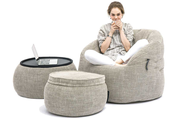 Versa Table Bean Bag in Eco Weave (Indoor)