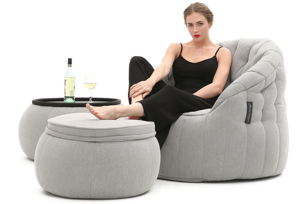 Butterfly Sofa Bean Bag in Keystone Grey (Indoor)