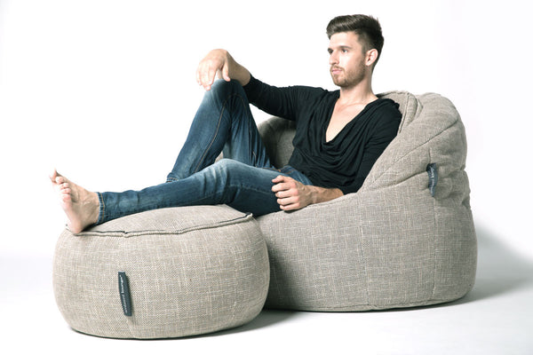 Wing Ottoman Bean Bag in Eco Weave (Indoor)