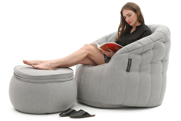 Butterfly Sofa Bean Bag in Keystone Grey (Indoor)