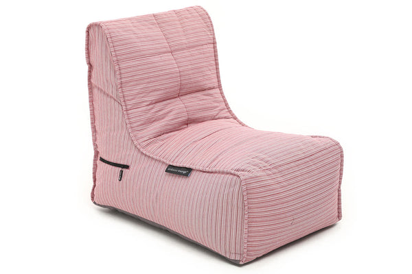 Evolution Sofa (Deluxe) Bean Bag in Raspberry Polo (Easy-Clean, Pet-Friendly, In/Outdoor)