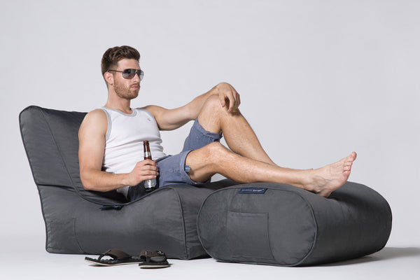 Ottoman Bean Bag in Supernova (Easy-Clean, Pet-Friendly, In/Outdoor)