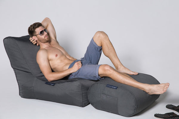 Ottoman Bean Bag in Supernova (Easy-Clean, Pet-Friendly, In/Outdoor)