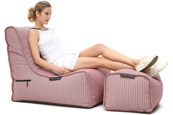 Evolution Chaise (Deluxe) Package in Raspberry Polo (In/Outdoor)