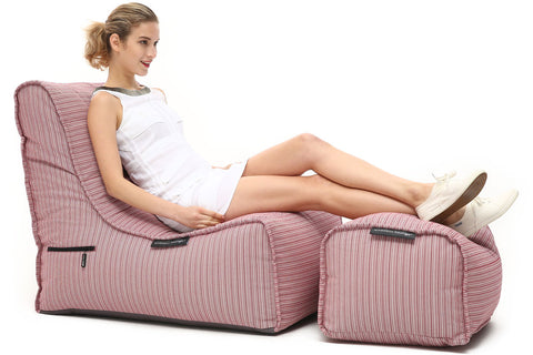 Evolution Chaise (Deluxe) Package in Raspberry Polo (In/Outdoor)