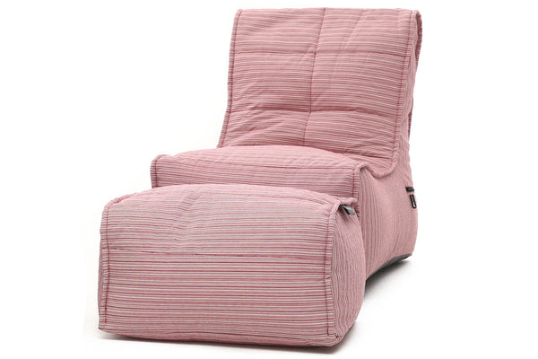Evolution Chaise (Deluxe) Package in Raspberry Polo (Easy-Clean, Pet-Friendly, In/Outdoor)