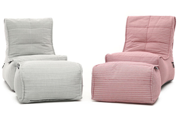 Evolution Chaise (Deluxe) Package in Raspberry Polo (Easy-Clean, Pet-Friendly, In/Outdoor)