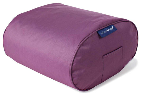 Ottoman Bean Bag in Acai Merlot (Easy-Clean, Pet-Friendly, In/Outdoor)