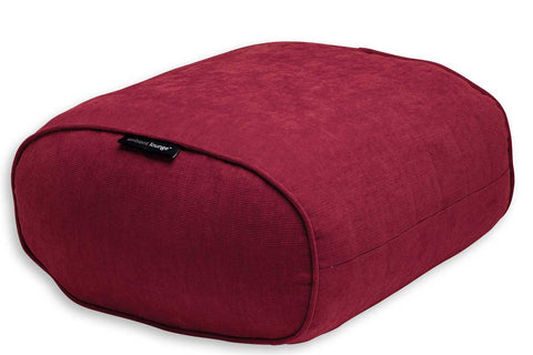 Ottoman Bean Bag in Wildberry Deluxe (Indoor)