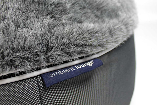 Spare Luxury Faux Fur Top in Wolf Grey - Medium (Indoor)