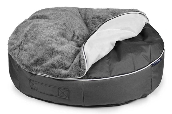 Pet Lounge Dog Bed in Supernova - Faux Fur - Small (Easy-Clean, Pet-Friendly, In/Outdoor)