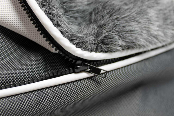 Pet Lounge Dog Bed in Supernova - Faux Fur - Small (Easy-Clean, Pet-Friendly, In/Outdoor)