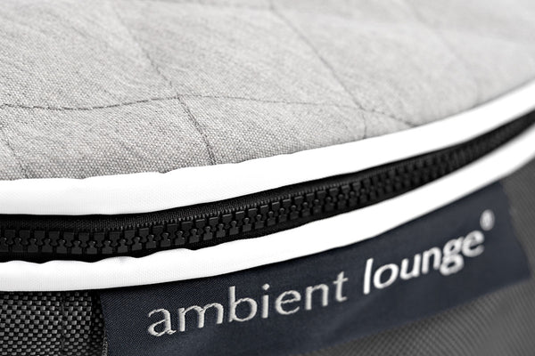 Spare Luxury CoolQuilt Top in Silver - Medium (Easy-Clean, Pet-Friendly, In/Outdoor)