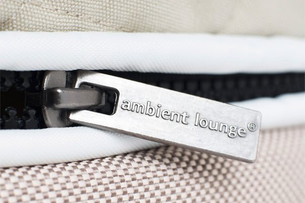 Pet Lounge Dog Bed in Cappuccino - CoolQuilt - Small (Easy-Clean, Pet-Friendly, In/Outdoor)