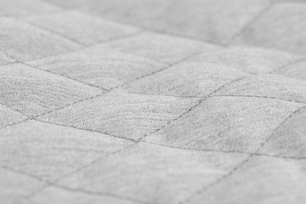 Spare Luxury CoolQuilt Top in Silver - Medium (Easy-Clean, Pet-Friendly, In/Outdoor)