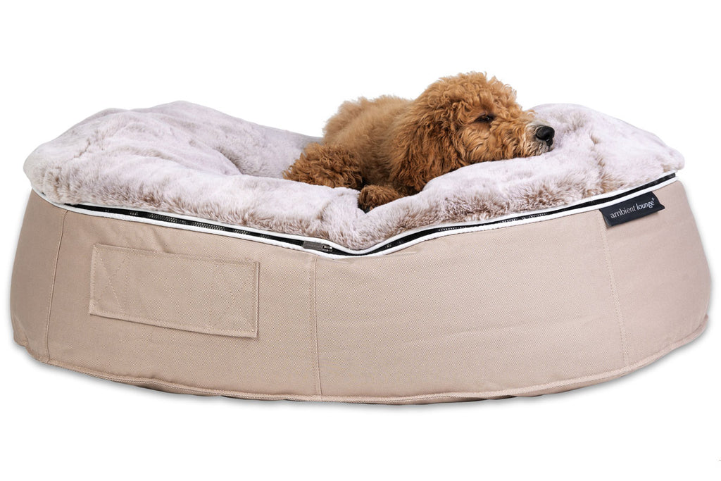 Comfy faux fur pet bed Clearance