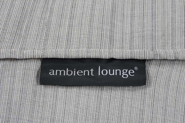 Twin Avatar Lounger Bean Bag in Silverline (Easy-Clean, Pet-Friendly, In/Outdoor)