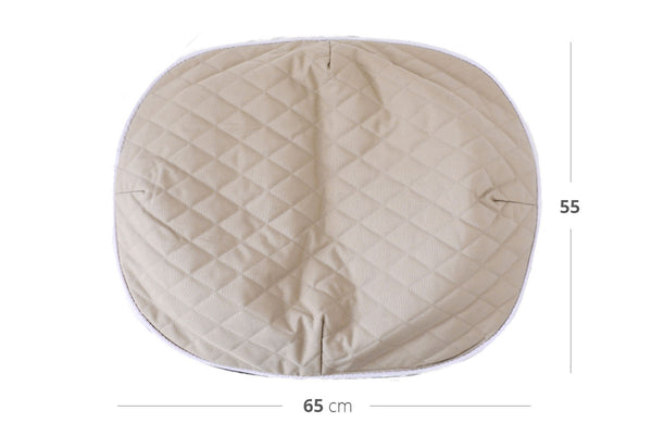 Spare Luxury CoolQuilt Top in Beige - Small (Easy-Clean, Pet-Friendly, In/Outdoor)