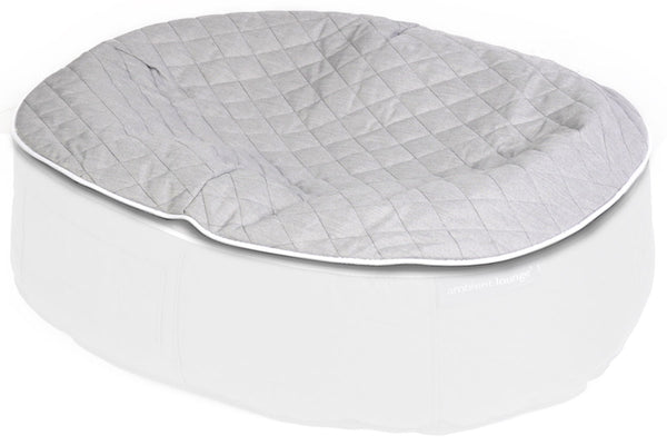 Spare Luxury CoolQuilt Top in Silver - Large (Easy-Clean, Pet-Friendly, In/Outdoor)