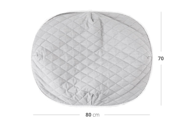 Spare Luxury CoolQuilt Top in Silver - Medium (Easy-Clean, Pet-Friendly, In/Outdoor)