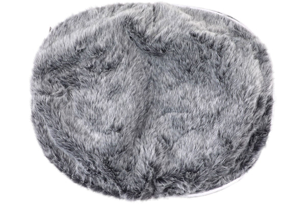 Spare Luxury Faux Fur Top in Wolf Grey - Large (Indoor)