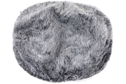 Spare Luxury Faux Fur Top in Wolf Grey - Large (Indoor)
