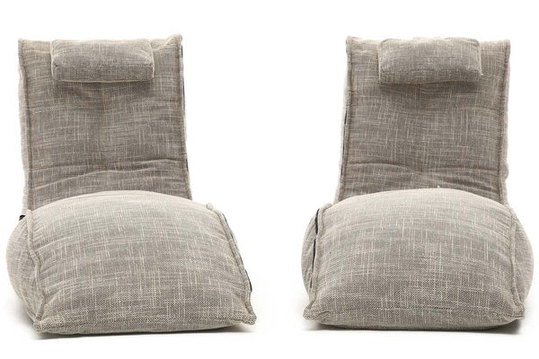 Twin Avatar Lounger Bean Bag in Eco Weave (Indoor)